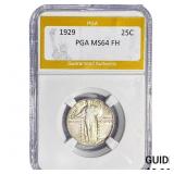 1929 Standing Liberty Quarter PGA MS64 FH