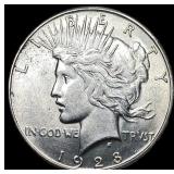 1928-S Silver Peace Dollar UNCIRCULATED