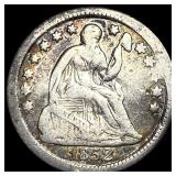 1852 Seated Liberty Half Dime LIGHTLY CIRCULATED