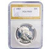 1963 Franklin Half Dollar PGA PR69