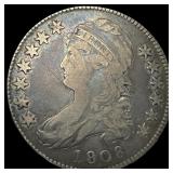 1808 Silver Half Dollar (Capped Bust) LIGHTLY CIRC