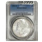 1882-S Morgan Silver Dollar PCGS MS65