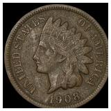 1908-S Indian Head Cent LIGHTLY CIRCULATED