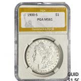 1900-S Morgan Silver Dollar PGA MS61