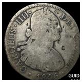 1806 Mexico Silver 8 Reales NEARLY UNCIRCULATED