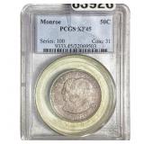 1923 Monroe Half Dollar PCGS XF45