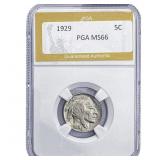 1929 Buffalo Nickel PGA MS66