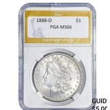 1888-O Morgan Silver Dollar PGA MS66