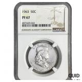 1963 Franklin Half Dollar NGC PF67