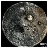 Colonial Spain Silver 8 Reales Chopmarks NEARLY U