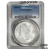 1883-O Morgan Silver Dollar PCGS MS65