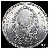 1988 Egypt Silver 5 Pounds UNCIRCULATED