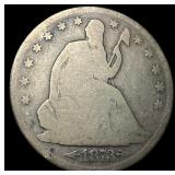 1873-CC Silver Half Dollar NICELY CIRCULATED
