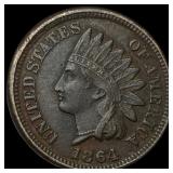 1864 Bronze Indian Head Cent NEARLY UNCIRCULATED