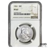 1961 Franklin Half Dollar NGC PF67