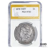 1878 7/8TF Morgan Silver Dollar PGA VF30