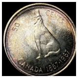 1967 Toned Canada Silver 50 Cents UNCIRCULATED