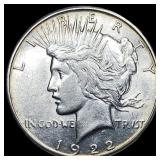 1922-S Silver Peace Dollar CLOSELY UNCIRCULATED