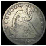 1853-O Silver Seated Liberty Half Dollar NICELY CI