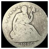 1855-O Silver Half Dollar (Seated Liberty) NICELY