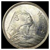 1956 Egypt Silver 5 Piastres UNCIRCULATED