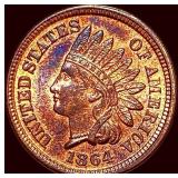 1864 RB Indian Head Cent CHOICE BU