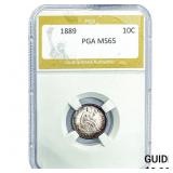 1889 Seated Liberty Dime PGA MS65