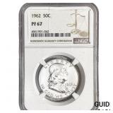 1962 Franklin Half Dollar NGC PF67