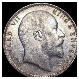 1904 India Silver Rupee UNCIRCULATED