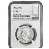 1952 Franklin Half Dollar NGC PF65