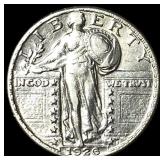 1926 Standing Liberty Silver Quarter CLOSELY UNCIR