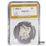 1892-S Morgan Silver Dollar PGA F15