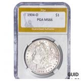 1904-O Morgan Silver Dollar PGA MS66