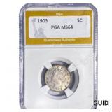 1903 Liberty Victory Nickel PGA MS64