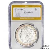 1879-CC Morgan Silver Dollar PGA XF45