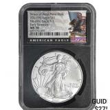 2021[W] Silver Eagle NGC MS70 Heraldic Eagle T-1