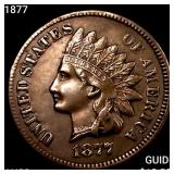 1877 Indian Head Cent CHOICE AU
