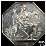 District of Orleans Silver Notary Token UNCIRCULA