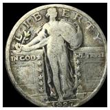 1927-S Silver Standing Liberty Quarter LIGHTLY CIR