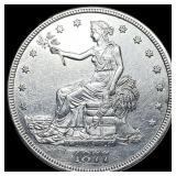 1877-S Silver Trade Dollar CLOSELY UNCIRCULATED