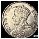 1935 New Zealand Shilling UNCIRCULATED
