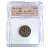 Netherlands East Indies Duit ICG Genuine