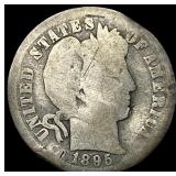 1895-O Silver Barber Dime NICELY CIRCULATED