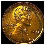 1942 Bronze Lincoln Wheat Cent CHOICE PROOF