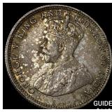 1935 Straits Settlement 20 Cent Piece UNCIRCULATED