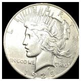 1935-S Silver Peace Dollar CLOSELY UNCIRCULATED