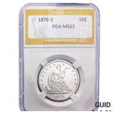 1876-S Seated Liberty Half Dollar PGA MS65