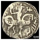 India Rajput 700-1000  Silver Jital NEARLY UNCIRC