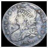 1829 Capped Bust Half Dollar ABOUT UNCIRCULATED