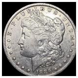 1886 Silver Morgan Dollar NEARLY UNCIRCULATED